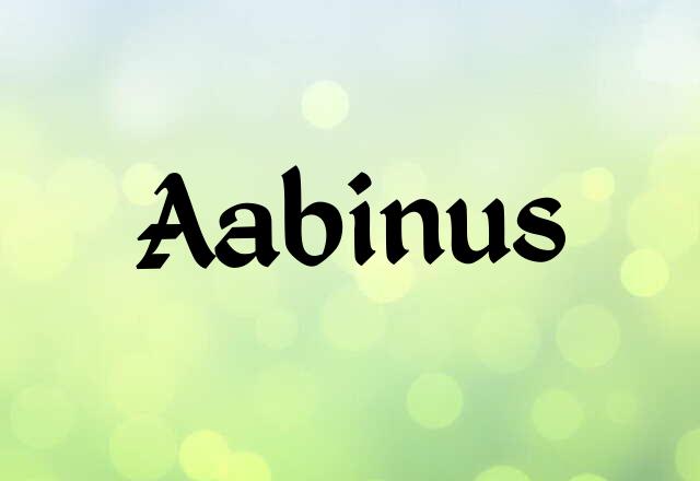 Aabinus Name Images