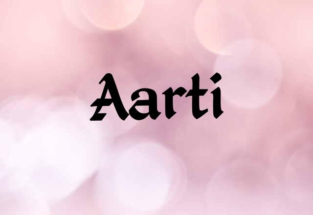 Aarti Name Images