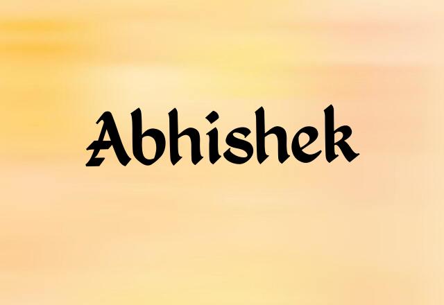 Abhishek Name Images