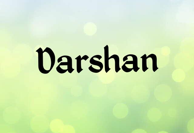 Darshan Name Images