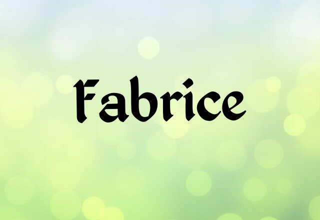 Fabrice Name Images