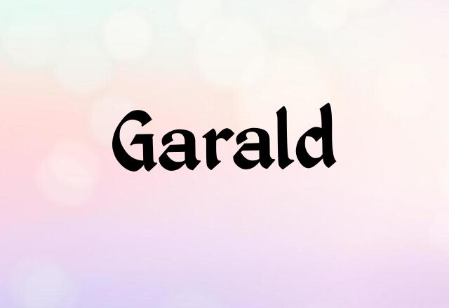 Garald Name Images