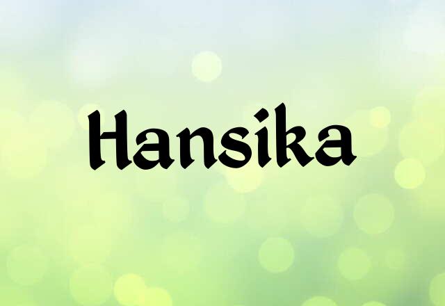Hansika Name Images