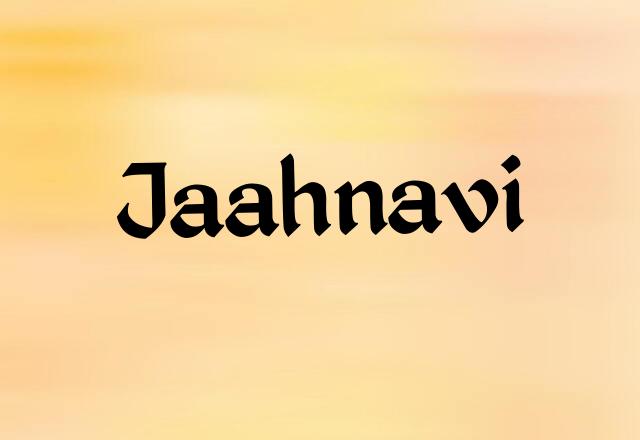 Jaahnavi Name Images