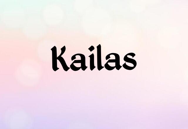 Kailas Name Images
