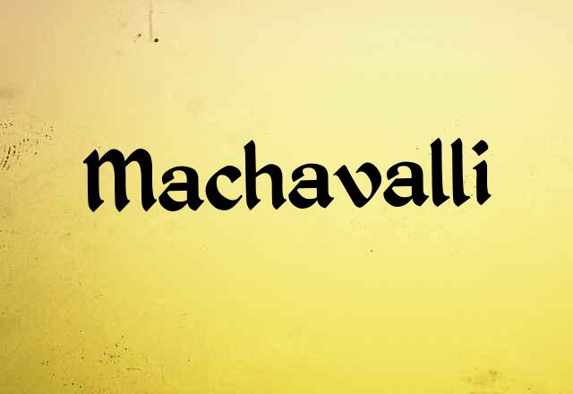 Machavalli Name Images