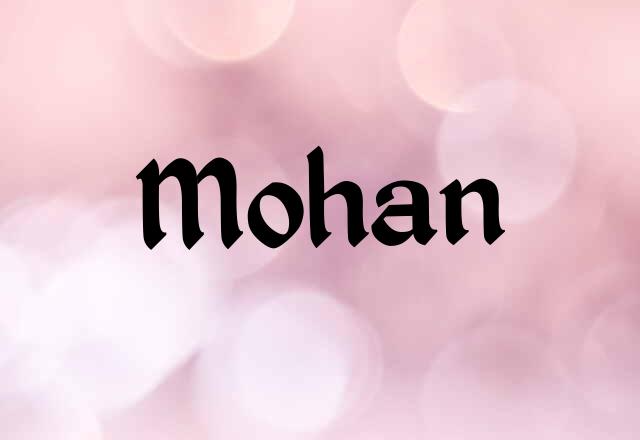 Mohan Name Images