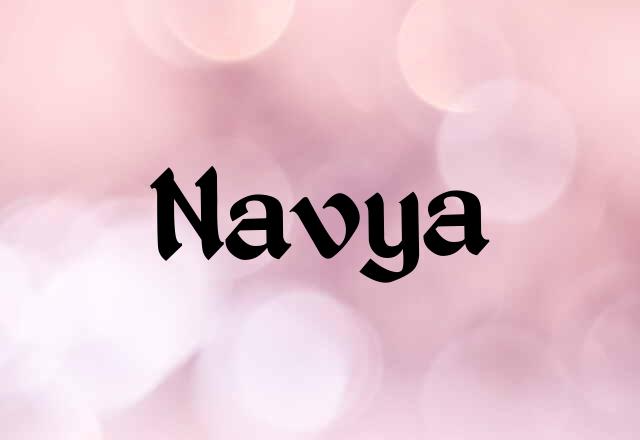 Navya Name Images