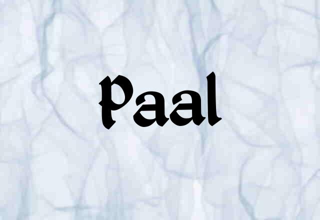 Paal Name Images