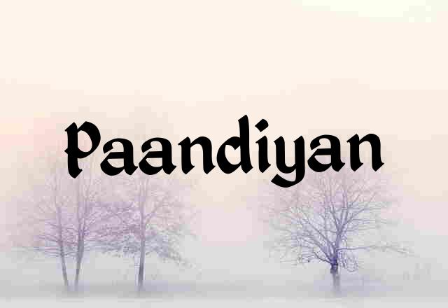 Paandiyan Name Images