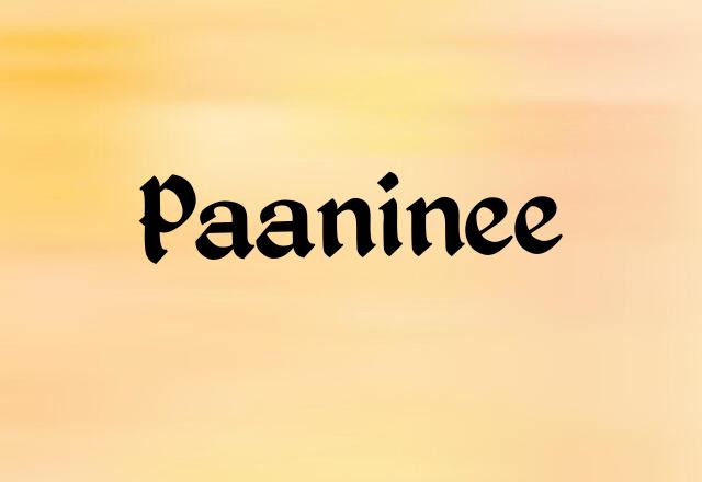 Paaninee Name Images