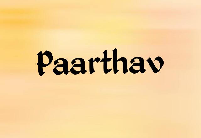 Paarthav Name Images