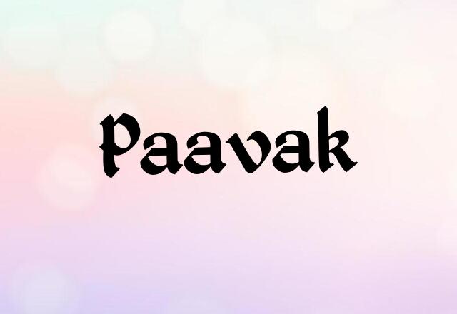 Paavak Name Images