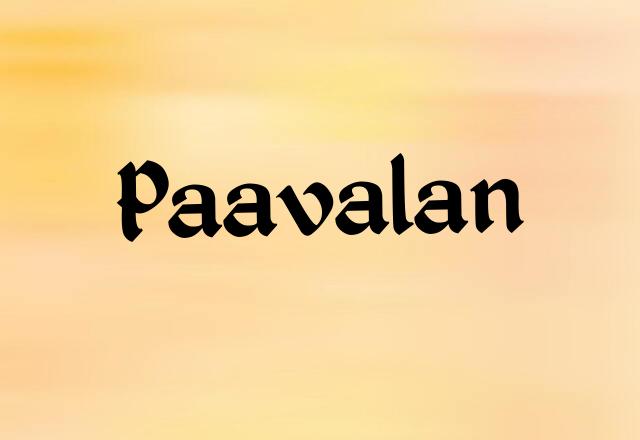 Paavalan Name Images