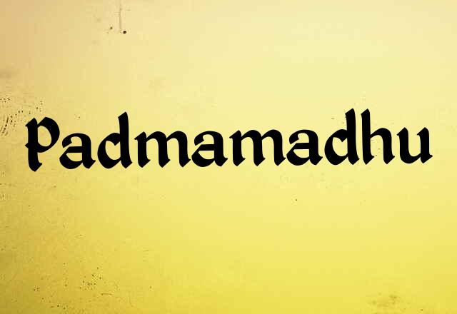 Padmamadhu Name Images