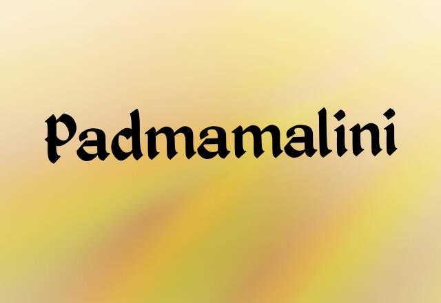 Padmamalini Name Images