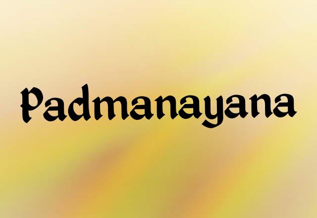 Padmanayana Name Images