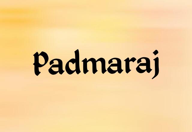 Padmaraj Name Images