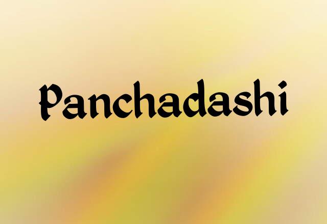 Panchadashi Name Images