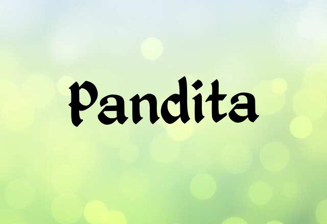 Pandita Name Images