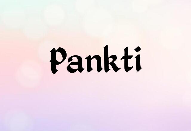 Pankti Name Images