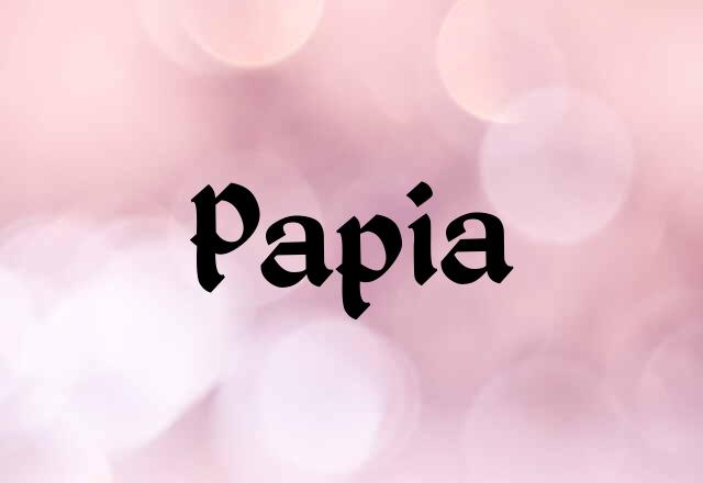 Papia Name Images