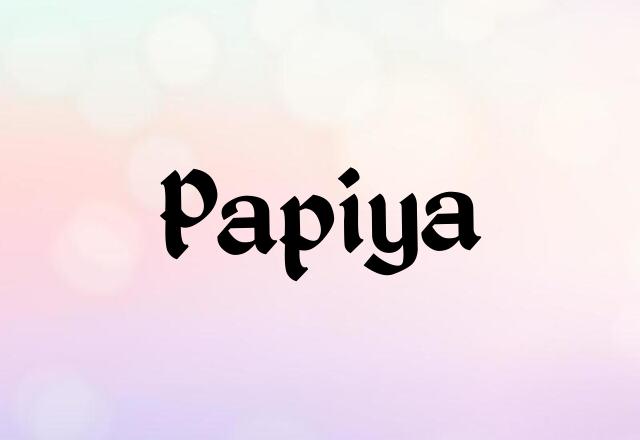 Papiya Name Images