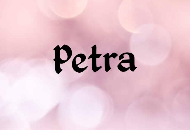 Petra Name Images