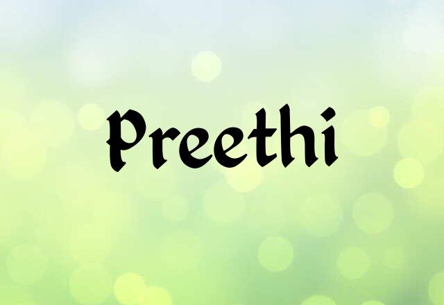 Preethi Name Images