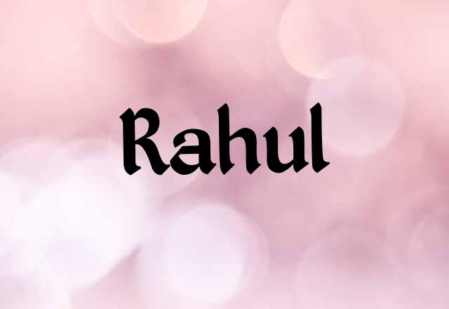 Rahul Name Images