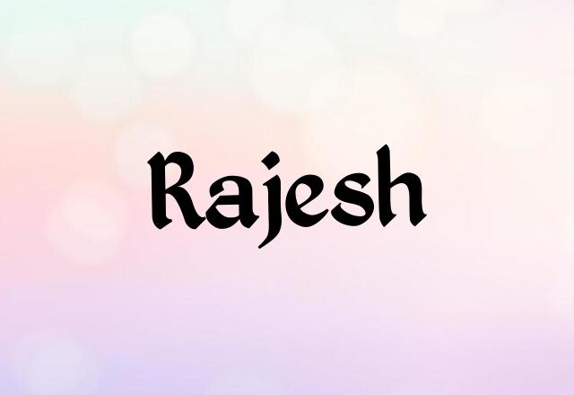 Rajesh Name Images
