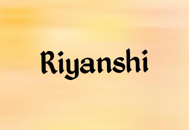 Riyanshi Name Images