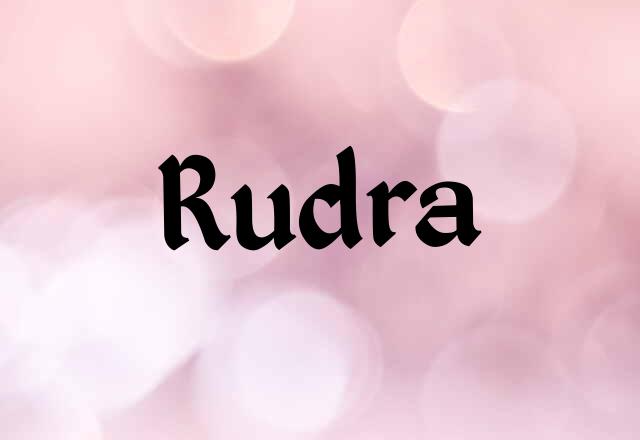 Rudra Name Images
