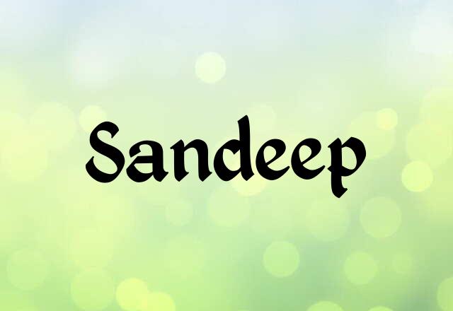 Sandeep Name Images