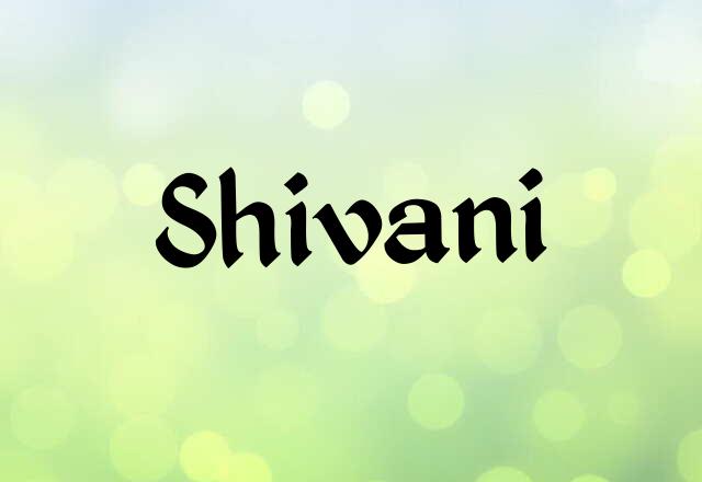 Shivani Name Images
