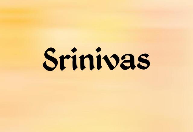 Srinivas Name Images
