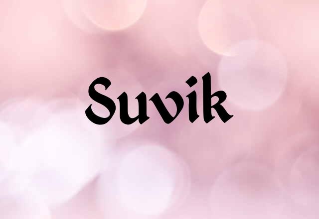 Suvik Name Images