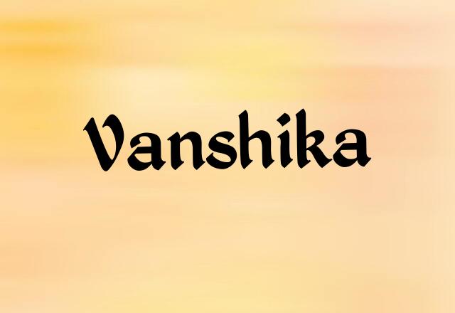 Vanshika Name Images